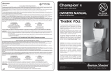 American Standard CHAMPION 2585.000ST User manual