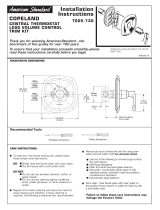 American Standard Copeland T005.730 User manual