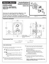 American Standard Copeland T005740 User manual