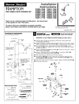American Standard Hampton 7220.712 User manual