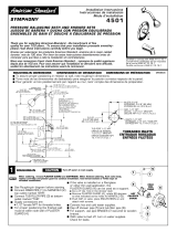 American Standard Pressure Balance Bath/Shower 4501 User manual