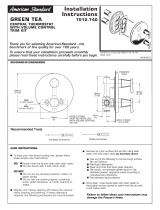 American Standard T010.740 User manual
