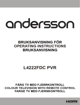 Andersson L4222FDC User manual