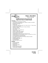 Audiovox APS-255CH User manual