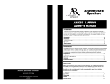Acoustic Research ARIC65 User manual