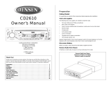 Audiovox CD2610 User manual