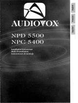 Audiovox NPC 5400 User manual