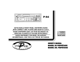 Audiovox Prestige P-94 User manual