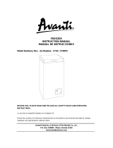 Avanti CF63 User manual