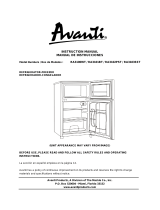 Avanti RA3101BT User manual