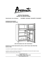 Avanti Refrigerator RA3116BT User manual