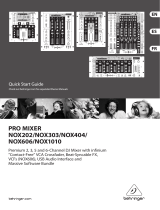 Behringer NOX202 User manual