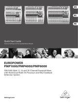 Behringer Europower PMP6000 User manual