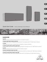 Behringer EUROCOM CL106T-WH Quick start guide