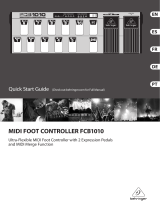 Behringer FCB1010 Quick start guide