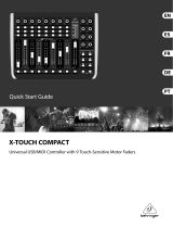 Behringer X-TOUCH COMPACT Quick start guide