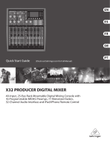 Behringer X32 PRODUCER-TP User manual