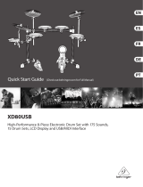 Behringer XD80USB Quick start guide