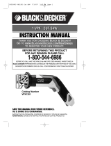 BLACK+DECKER 1 VPX VPX1301 User manual