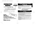 Black & Decker TV800 User manual