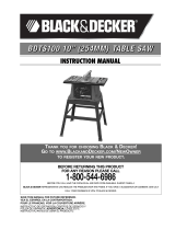 Black & Decker BDTS100 User manual