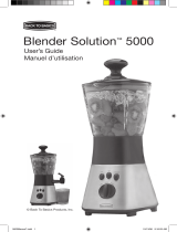 Back to Basics Blender Solution 5500 User manual