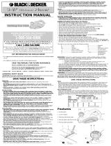 Black & Decker 7698 User manual