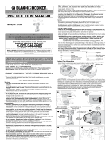 Black & Decker XD1200 User manual