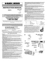 Black & Decker CD9602-LW User manual