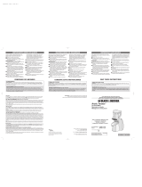 Black & Decker iC200 User manual