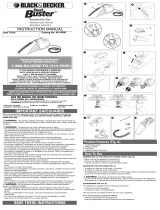 Black & Decker Dust Buster AV1600B User manual