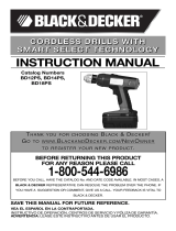 Black & Decker BD14PS User manual