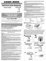 Black & Decker CD12SFK User manual
