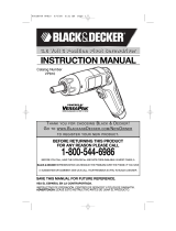 Black & Decker VP810 User manual