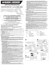 Black & Decker Reciprocating Saw User manual