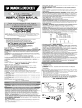 Black & Decker LE750 TYPE 4 User manual