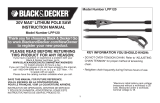 Black & Decker LPP120B User manual