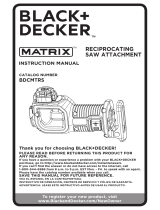 Black & Decker Saw Attachment BDCMTRS User manual
