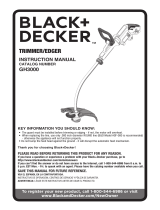 Black & Decker GH3000 User manual