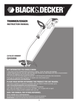 Black & Decker Trimmer GH3000 User manual