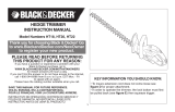 Black & Decker Trimmer HT20 User manual