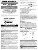 Black & Decker VP650T User manual