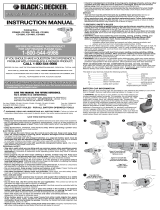 Black & Decker CD1202 User manual