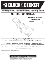 Black & Decker CMM1200 User manual