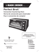 Black and Decker Appliances Perfect Broil CTO4400BUC User manual