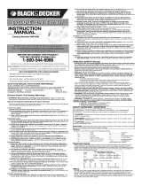 Black & Decker CYCLONE MS1000 User manual