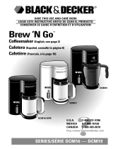Black & Decker Brew'N Go DCM16 User manual