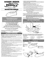 Black & Decker Dirt Buster 244279-00 User manual