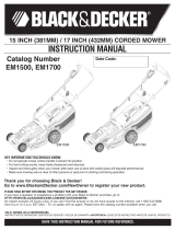 Black & Decker EM1500 User manual