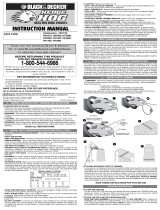 Black & Decker HS1010 User manual